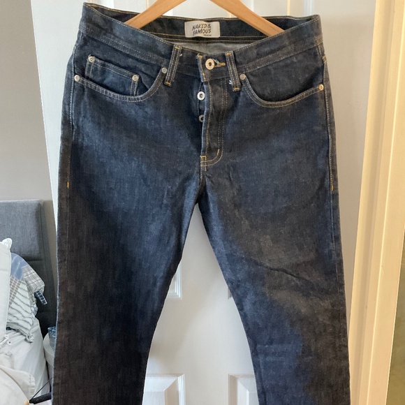 Men’s Naked & Famous Denim - Weird Guy - 12.5oz Tried & True Selvedge 32 inch - Picture 1 of 11
